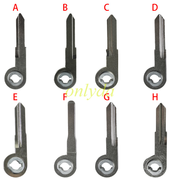 For KAWASAKI motorcycle key blank with right blade ,use  Honda ,yamaha  ,Kawasaki（please choose the blade)