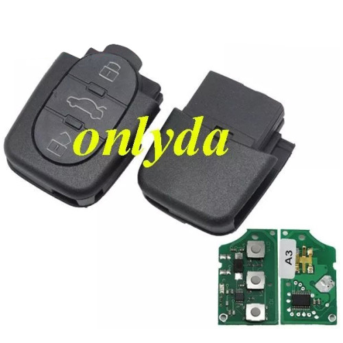 For Audi 3 button  button remote 434mhz  model number: 4DO837231N