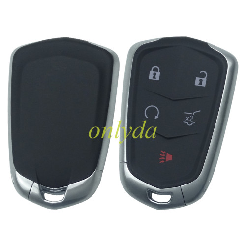 For Cadillac 4+1 button remote key shell