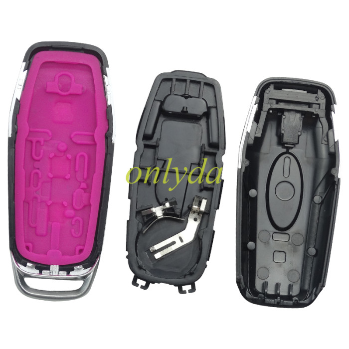 For Ford 2+1 button remote key shell with key blade with logo