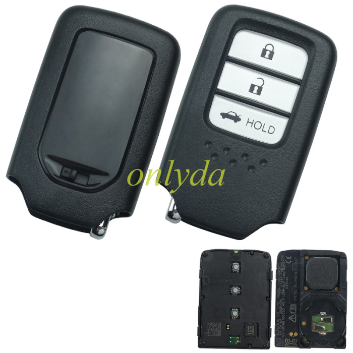 2019-2021 Honda Accord Remote /3 buttons   FCC ID:CWTWB1G0090  4A chip  /433MHz
