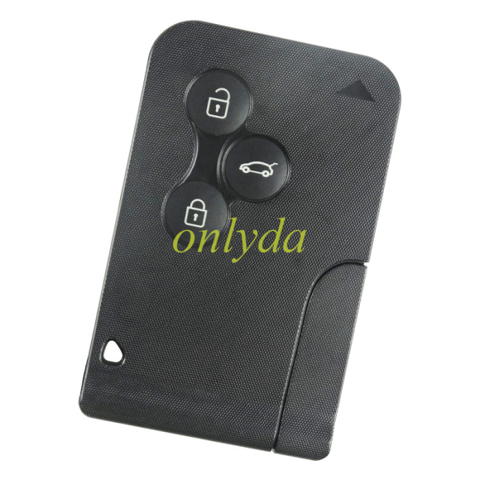 For Renault Megane II 3 button remote key with 7947 chip Buckled  model without Lo, pls choose color for button.