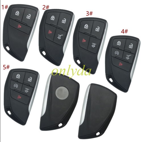 ForChevrolet 2+1/3+1/4+1 button remote key  shell (please choose button)