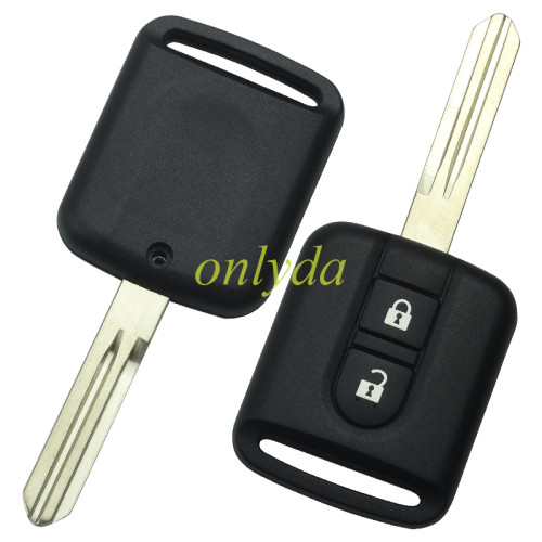 For Nissan 2 button remote key with 434mhz with 46 chip with ASK model  Vehicles: NISSAN Cabstar F24M  Micra K12 Navara D40M  Note E11 NV200 M20M  Patrol Y61 Qashqai J10