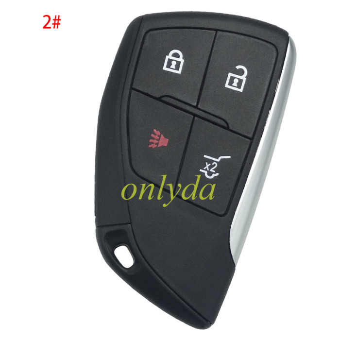 For Buick 2+1/3+1/4+1 button remote key  shell (please choose button)