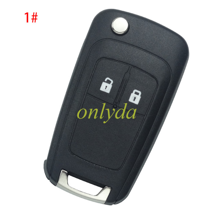 For Opel Astra J aftermarket 2 button remote key with 434mhz  5WK50079 46 chip (HITA G2) for Buick 2015+