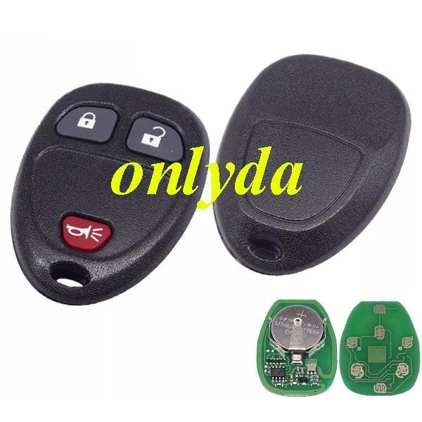 For Buick 2+1 button remote key blank with 315mhz