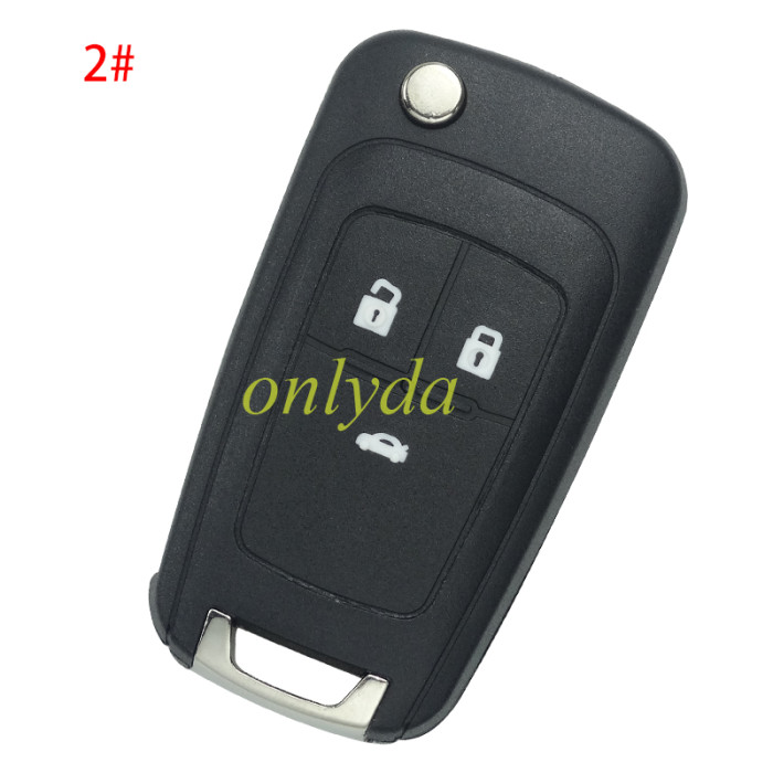 For Opel Astra J aftermarket 2 button remote key with 434mhz  5WK50079 46 chip (HITA G2) for Buick 2015+