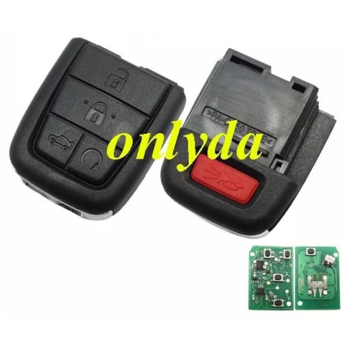 For Chevrolet 5 button remote key with 434mhz