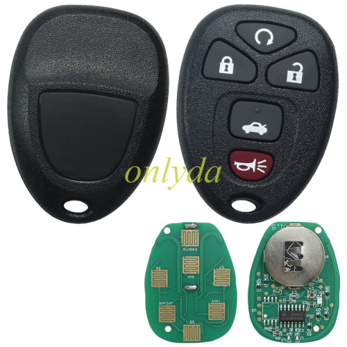 For Buick 3+1 Button remote key  with FCCID OUC60270-315mhz