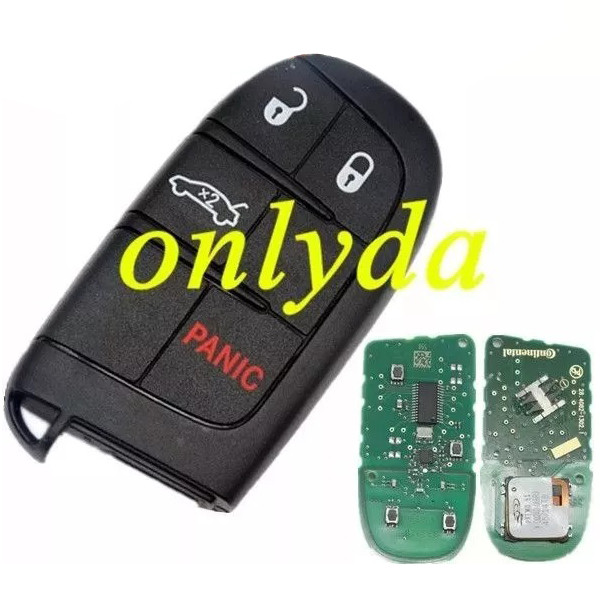 For Chrysler 3+1 button remote key with 434mhz with PCF7945/7953   HITAG2 chip