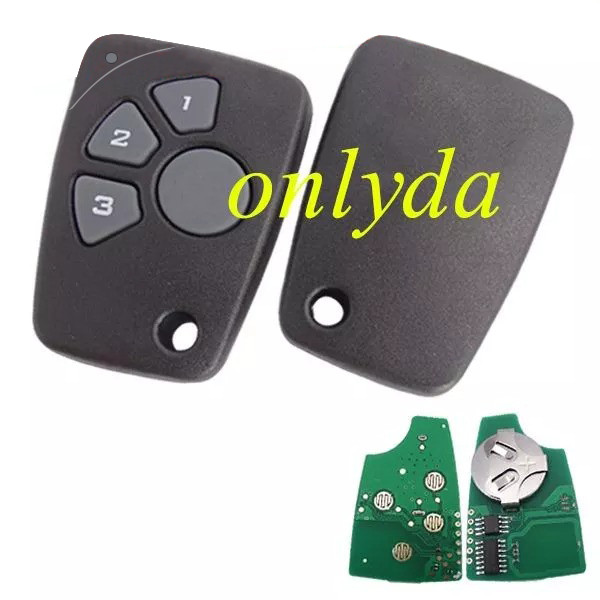 For Chevrolet 4 button remote key with Lo 434mhz