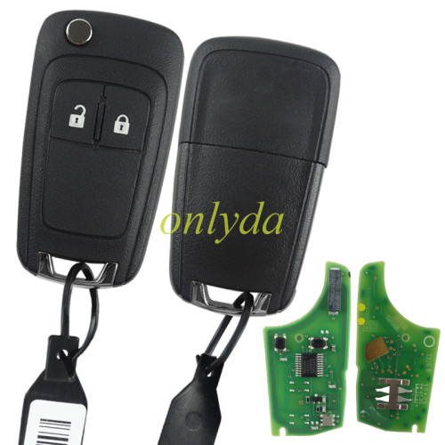 For Chevrolet OEM 2 button remote key with 434mhz/315mhz  5WK50079 95507070 chip GM(HITA G2) 7937E chip