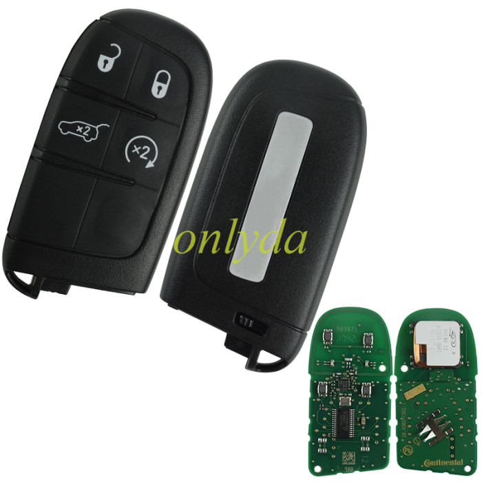 For OEM Smart Jeep remote key 434MHZ with PCF7953M chip with immobilizer box