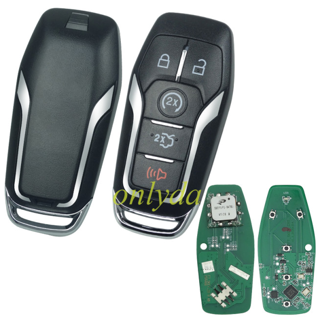 For Mustang keyless 4+1 button remote key with 902MHZ with 49 chip  KCC-CRM-TAL-A2C81541400 A2C92465102 K-D0240 08 5R2-S 16090509838  chip: NXP F295DF 1300 SFC915.1 02 ZnD16420