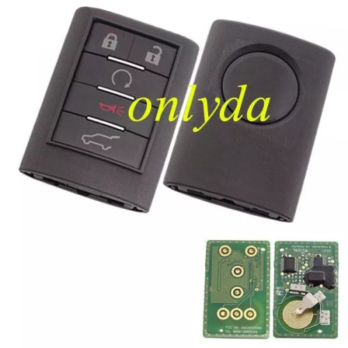 For  OEM Cadillac keyless 5 button SPX ATS XTS remote key with 315mhz   ,Smart GM hitag2 chip