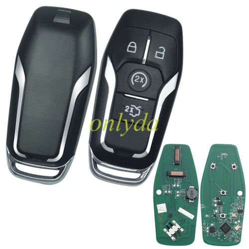 For keyless 4 button remote key with 433.92MHZ with 49 chip