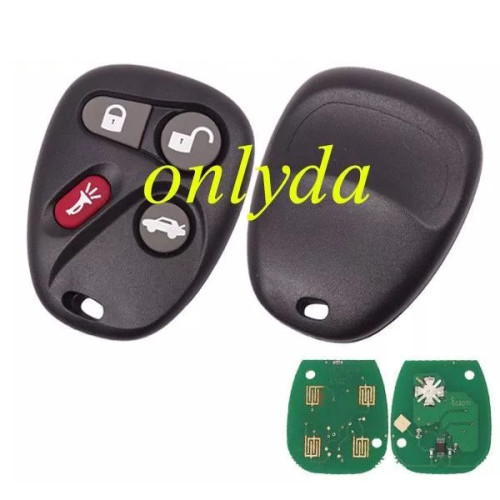 For Cadillac remote key with 4 buttons with 315mhz/433 Mhz