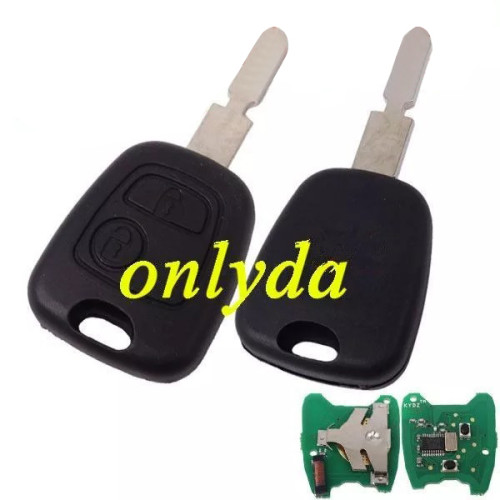 For  Citroen 406 blade 2 button  remote key with 46 chip & 434mhz