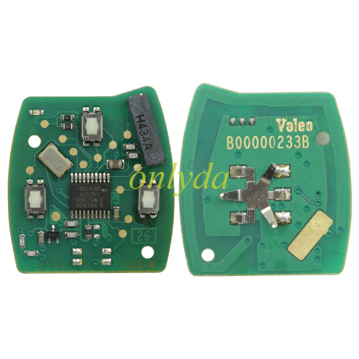 For Honda Civic 3 button remote  pcf7961/46 chip 434mhz  OEM PCB board