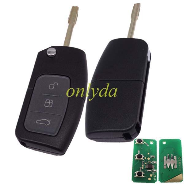 For Ford mondeo remote key with auto close function with 315mhz and 434mhz without chip