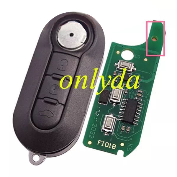 For As Model: (Delphi BSI System) Fiat  3B remote key PCF7946-434MHZ