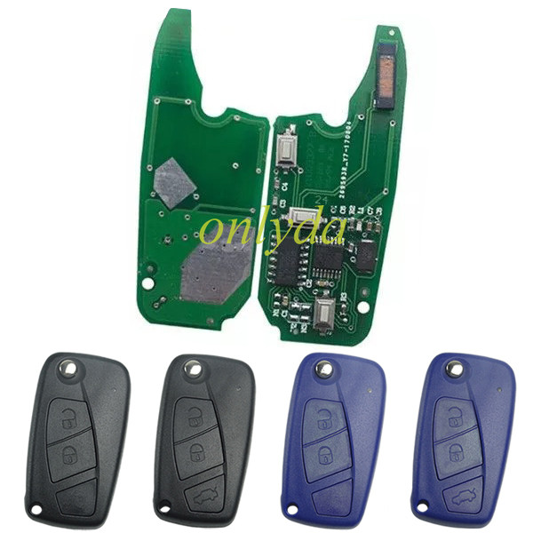 For Fiat 3 button remote key With PCF7941Chip and 433.92Mhz，please choose the key shells  （support fiorino）