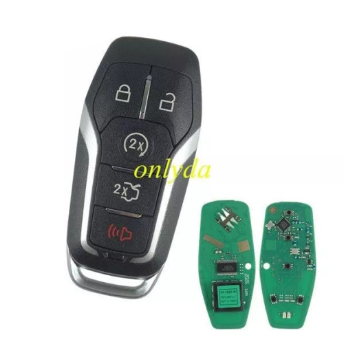 For Ford 4+1button aftermarket remote key with 434mhzHITAG PRO, keyless