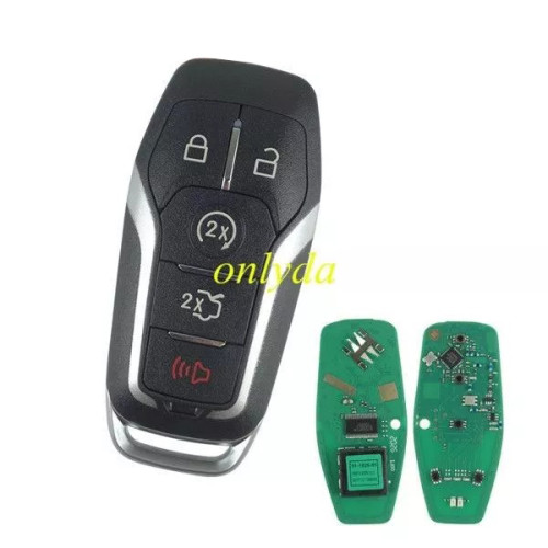 For Ford 4+1button aftermarket remote key with 868mhzHITAG PRO keyless