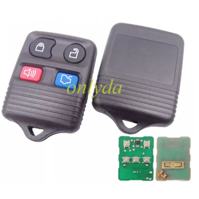 For Ford 4button Remote control (Black） with 315mhz