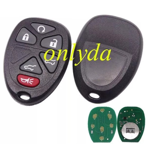 For GM 5+1 Button remote key  with FCCID OUC60270-315mhz (GM # 15913421 , 15913420 ,  20869057 15857840 5913427)