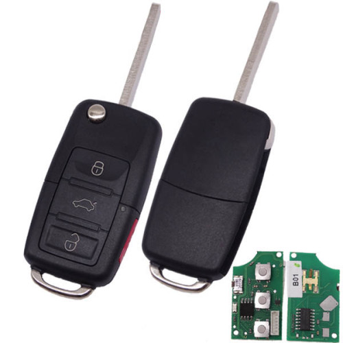 Honda 3+1 button remote key with 315MHZ