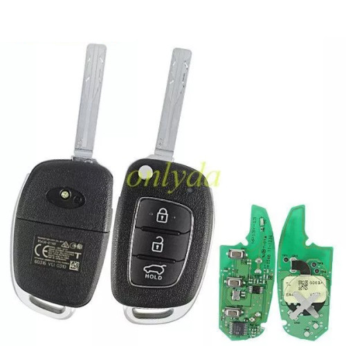 For OEM  3 button remote key with 434mhz with 4D60 Chip ANATEL;4110-14-4902 CMITT ID;2014DJ5553 95430-D3100