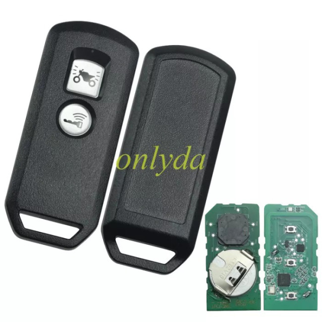 For KYDZ Brand Honda motor 2 button  smart remote for  K01  2016-2017 SH150 PCX FSK 433MHZ47 chip