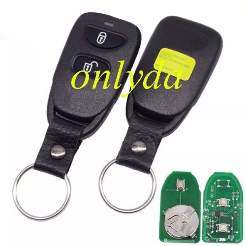 hyun 2 Button Elantra remote key with 315mhz/433mhz
