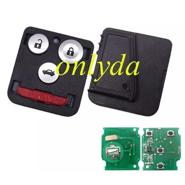 Honda 3+1 remote key with 313.8MHZ