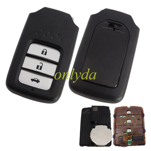 For Honda OEM 3  Button smart keyless remote key with 313.8mhz with hitag3 47 chip