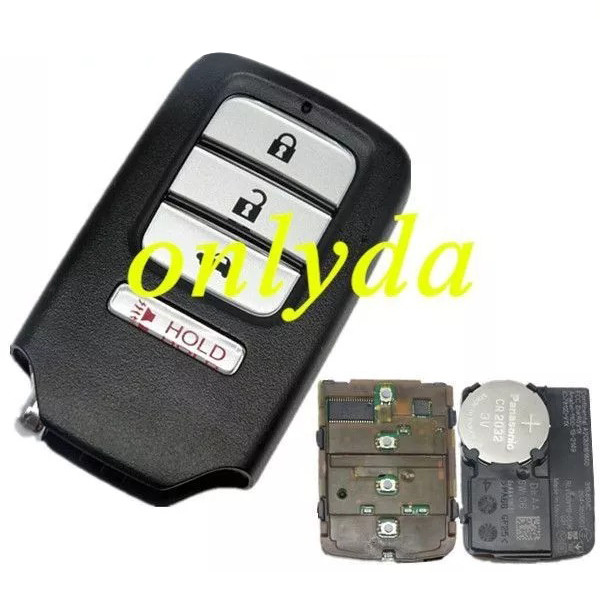 For Honda 3+1button smart keyless remote key with 313.8mhz with hitag3 47 chip