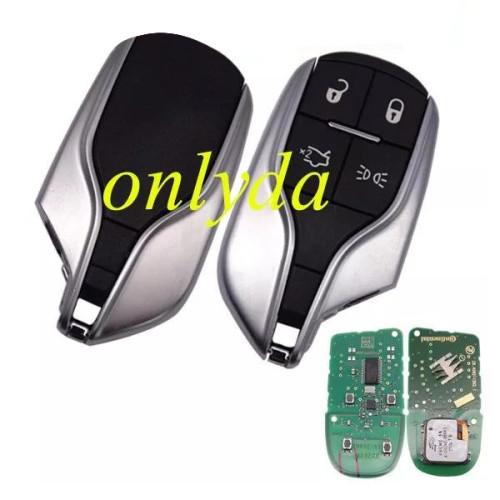 For  Maserati OEM 4 button remote key with 433mhz  with PCF7945/7953 chip no blade