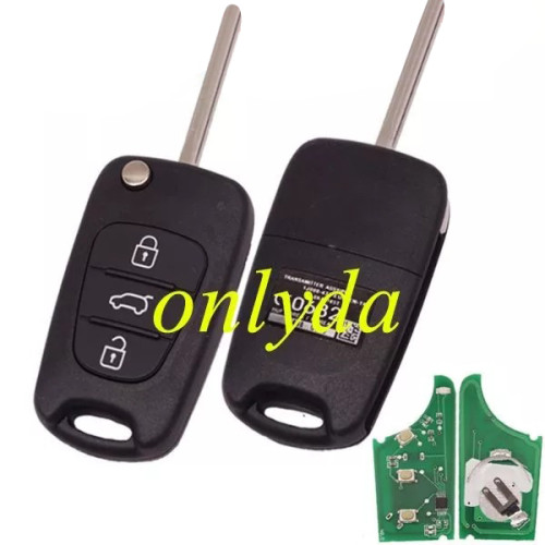 KIA Sportage-R 3 button remote key with 433mhz