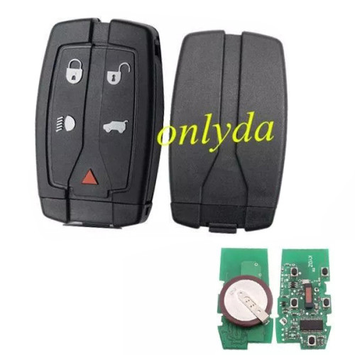 For Freelander  2005-2012 car 4+1B remote Key with pcf7945/7953hip  315MHZ/433mhz