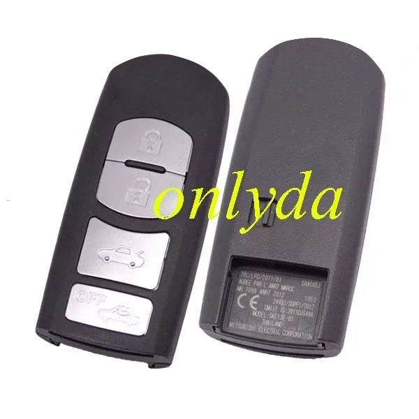 For Mazda OEM 4button  remote key with 315mhz/433mhz/315lp