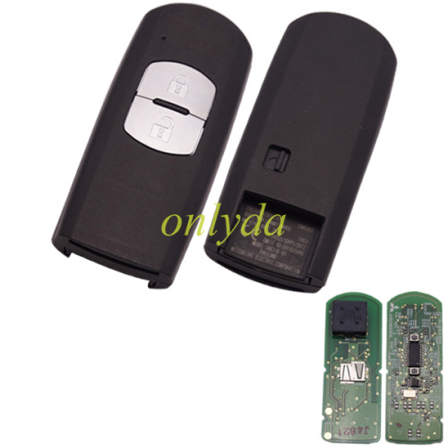 For  Mazda 2 button keyless Smart remote key with 434mhz with hitag pro 49 chip