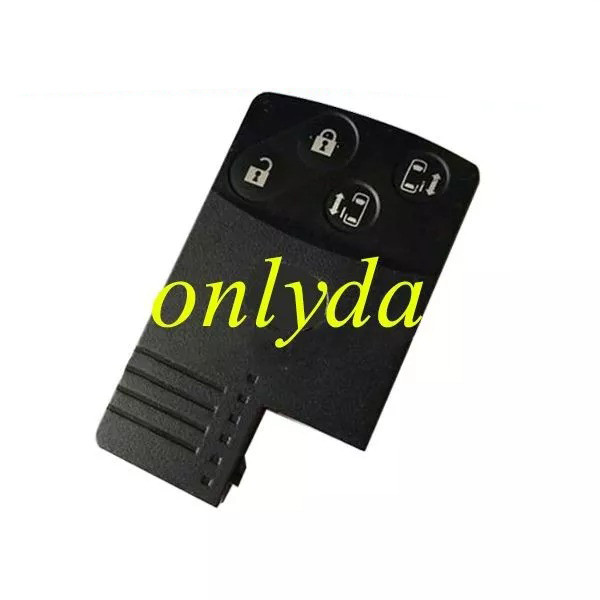 For Mazda OEM 4 button remote card With 315mhz