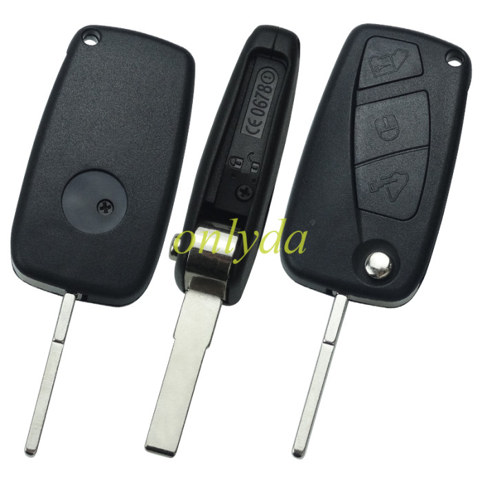 For 3 button remote key blank black color