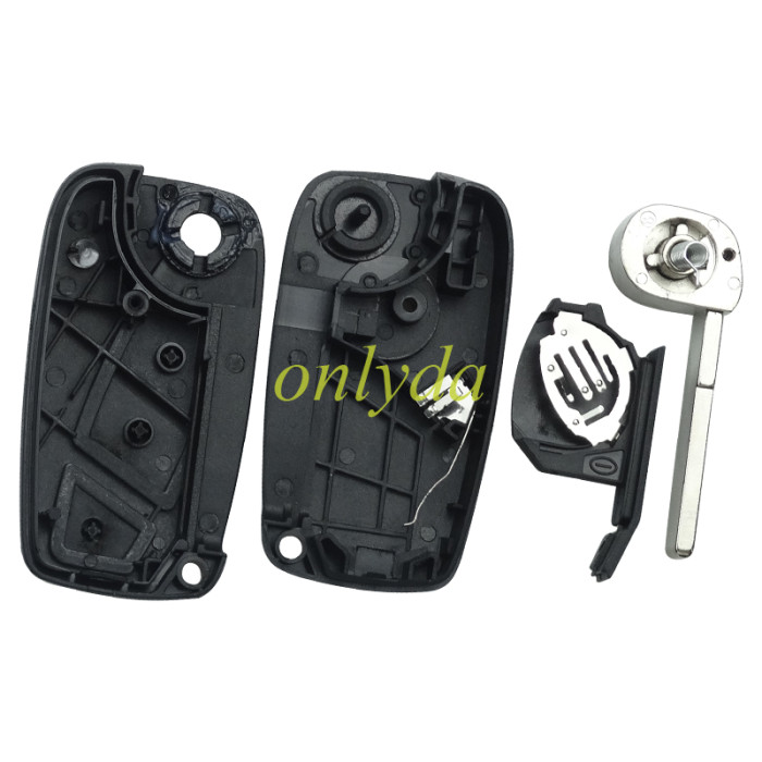 For 3 button remote key blank black color