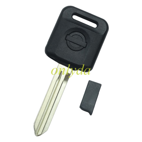For  NISSAN transponder Key blank, can put TPX long chip and  Carbon chip  with logo