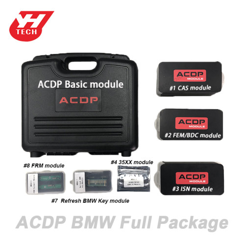 Yanhua Mini ACDP Full Package for B M W Incude CAS/ FEM BDC /ISN/ 35xx / Key refresh /FRM /EGS module