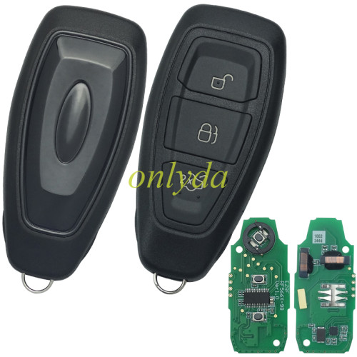For 3 button  keyless remote key  with PCF7953P/Hitag pro/ ID49 chip 434mhz Ford Kuga 2015-2017 ford C-max （2015-present） ford focus （2014-2018） FCCID :KR5876268