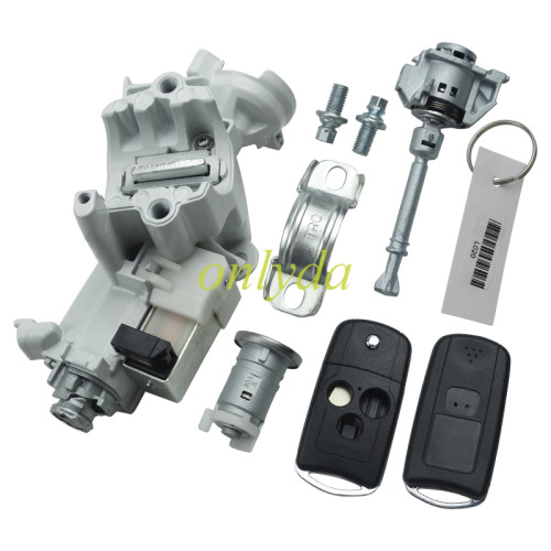 For 2012-2014 Honda Civic Ignition Auto Lock Cylinder And Left Door Cylinder Complete Set Coded